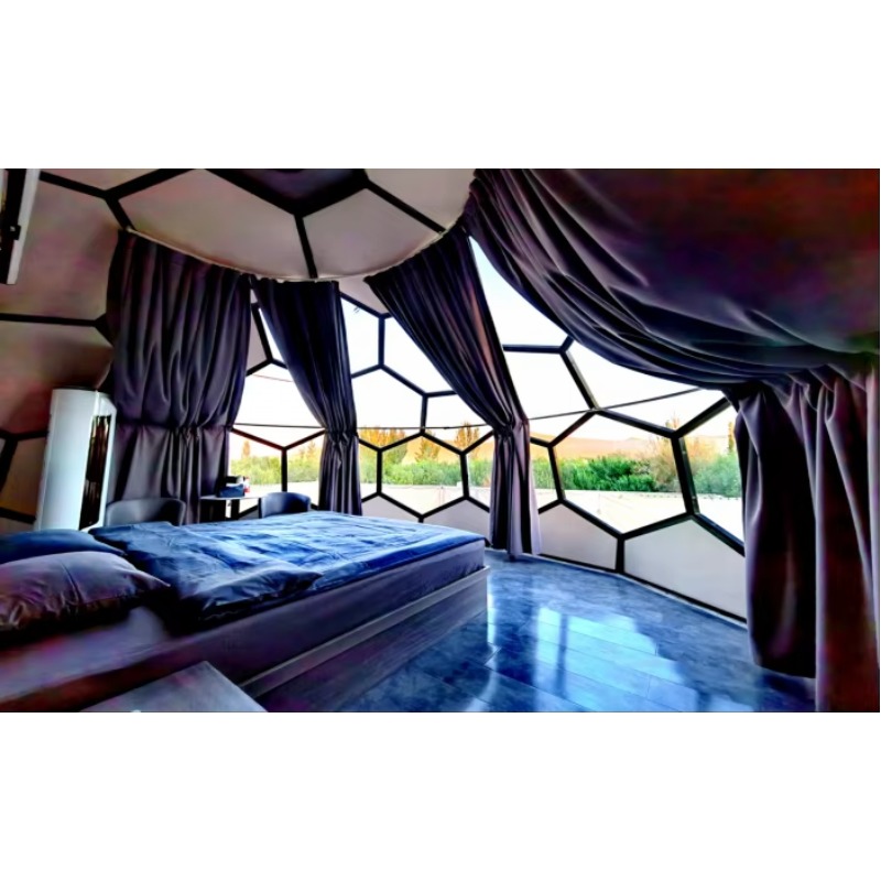 리조트 20년 수명의 고급형 지오데식 럭셔리 텐트 돔  - Luxury Lifestyle Resort 리뷰 및 가격