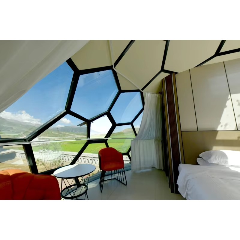 리조트 20년 수명의 고급형 지오데식 럭셔리 텐트 돔  - Luxury Lifestyle Resort 리뷰 및 가격