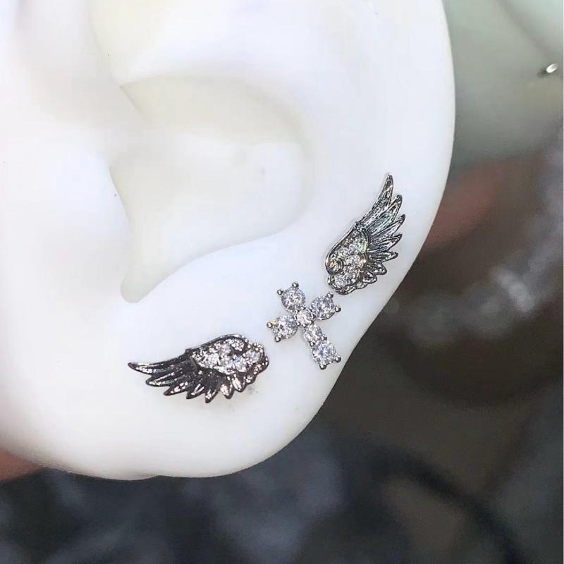천사 날개 십자가 귀걸이 여성용 럭셔리 빈티지 스타일  - Luxury Lifestyle Jewelry 리뷰 및 가격